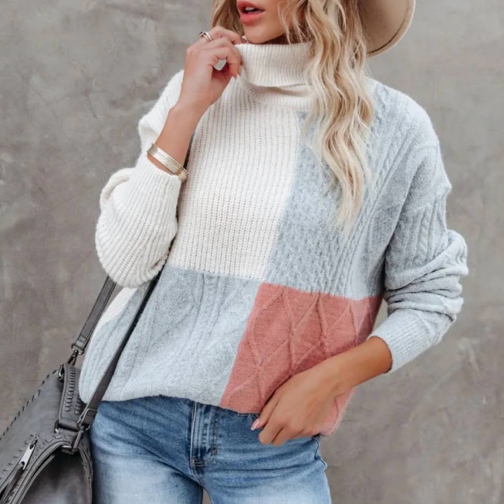 Vici  mock neck sweater/ pullover